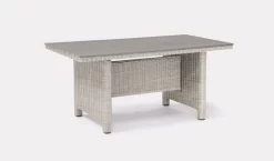Kettler Palma Dark Oak Slat Top Table White Wash