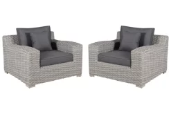 Kettler Palma Luxe Armchairs White Wash