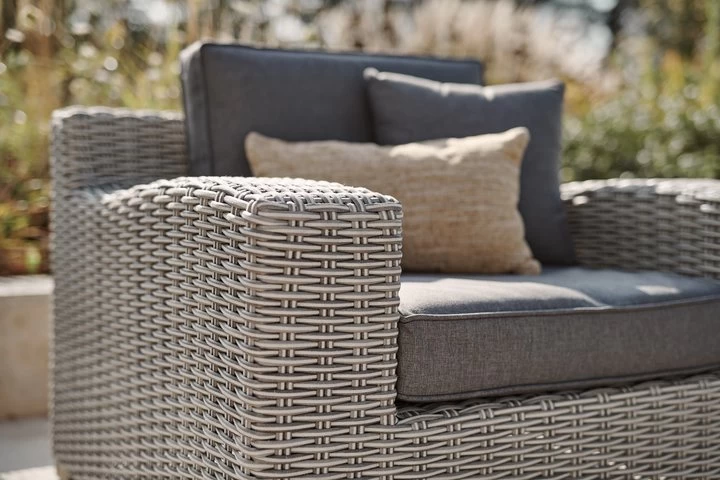 Kettler Palma Luxe Armchairs White Wash 2 Kettler Palma Luxe Armchairs White Wash - Image 2