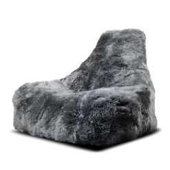 MIGHTY B BAG GREY FUR Beanbag