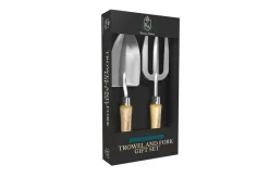 Kent & Stowe Stainless Steel Fork & Trowel Gift Pack