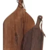 Set Of Two Teak Chopping Boards
