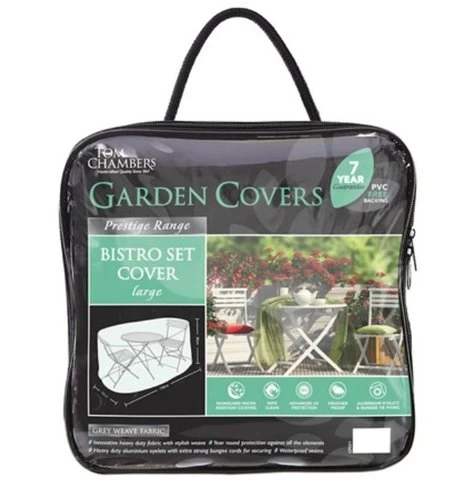 Bistro Set Cover - Prestige Grey - Large 1 Bistro Set Cover - Prestige Grey - Large