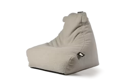 MINI B BAG SOFT GREY TEDDY Beanbag