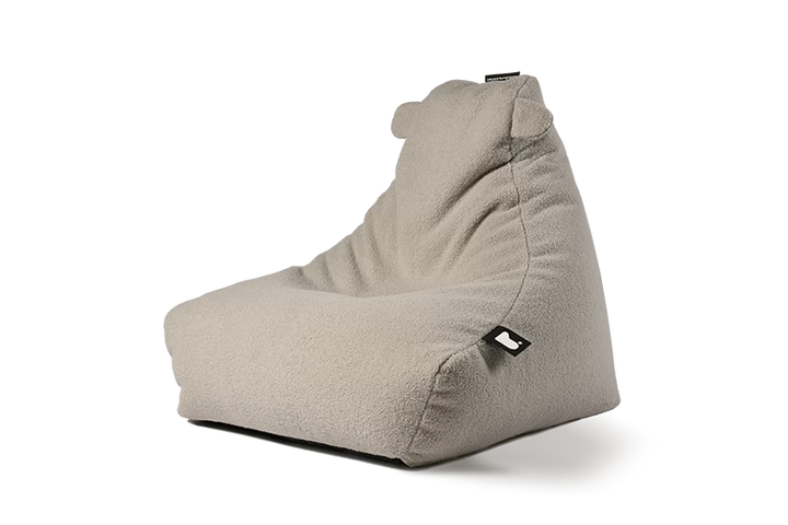 MINI B BAG SOFT GREY TEDDY Beanbag 1 MINI B BAG SOFT GREY TEDDY Beanbag