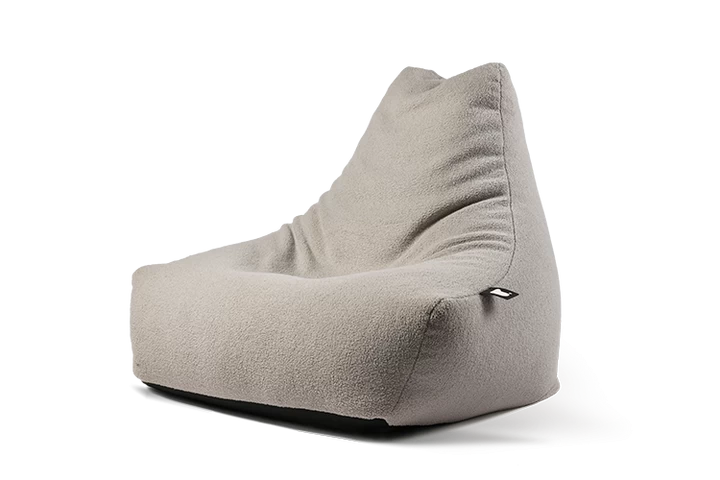 MIGHTY B BAG SOFT GREY TEDDY Beanbag 1 MIGHTY B BAG SOFT GREY TEDDY Beanbag