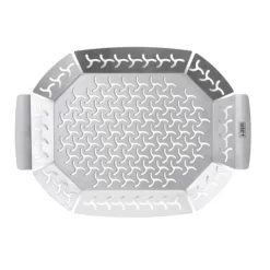 Premium Grilling Basket, Large, Stainless Steel -Nature Living Shop product 800x800 620a3a139583e n