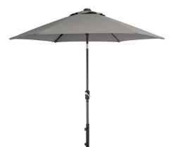 Kettler 2.5m Wind Up With Tilt Grey Frame / Grey Taupe Canopy