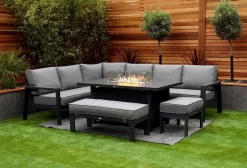 Supremo Melbury Corner Modular With Fire Pit